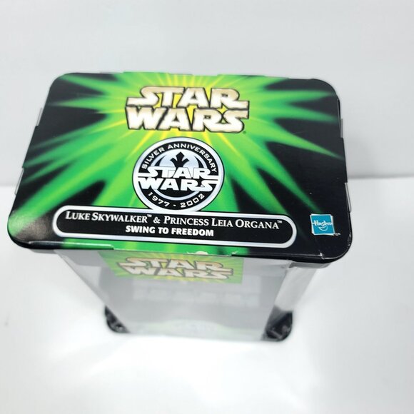 HASBRO Star Wars 25th Anniversary Luke & Princess Leia Swing To Freedom Figure - Picture 5 of 6